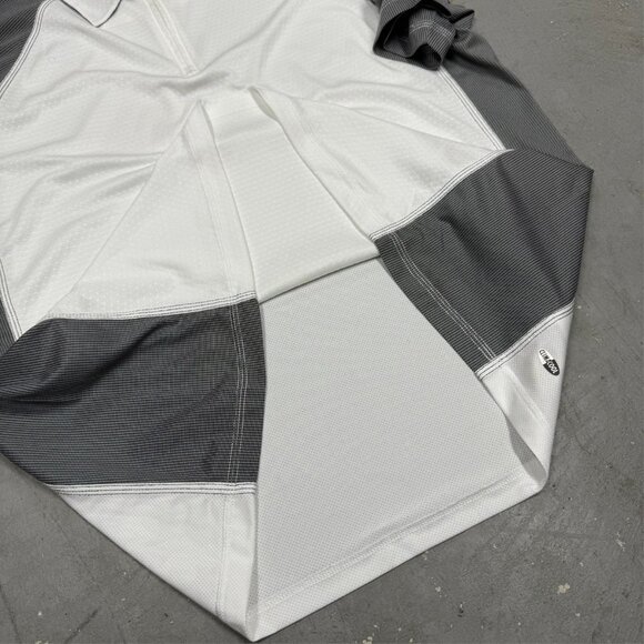 Adidas Climacool Short Sleeve Polo Shirt Golf Stretch 1/4 Zip Large - Picture 5 of 7